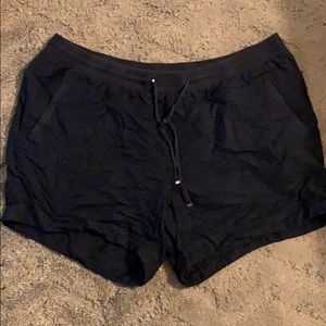 Navy Blue Linen shorts